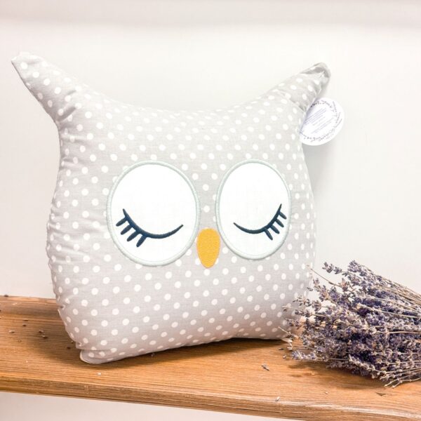 Lavender Owl Pillow